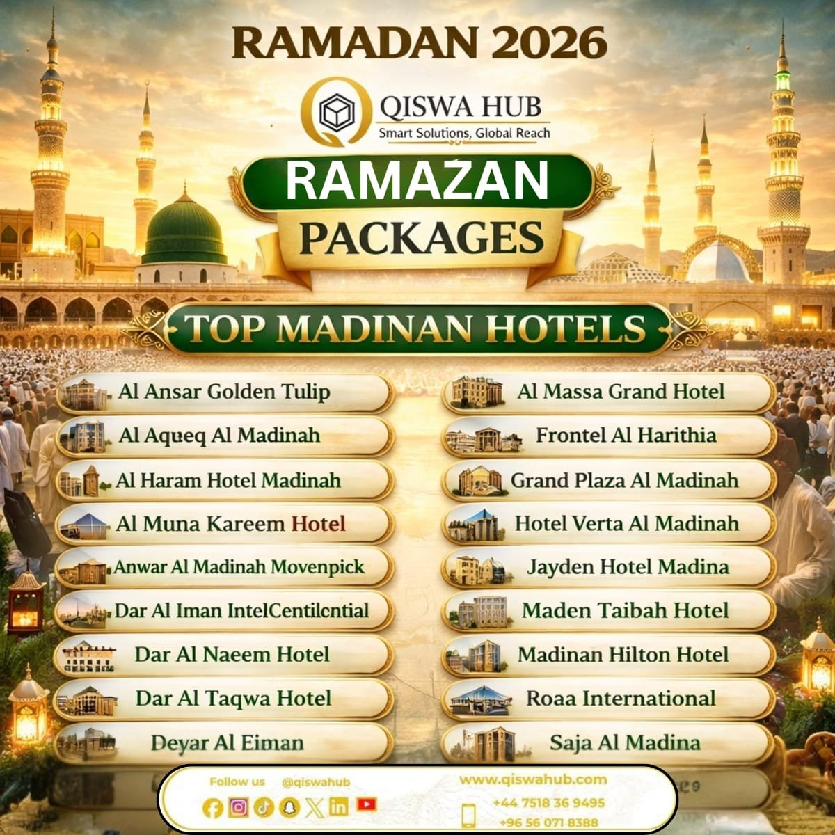 Test New Page madina hotel qiswa hub ramdan packages